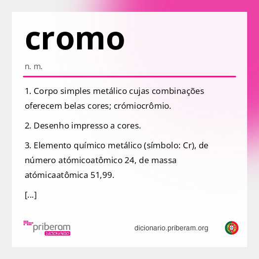 Significado de cromo