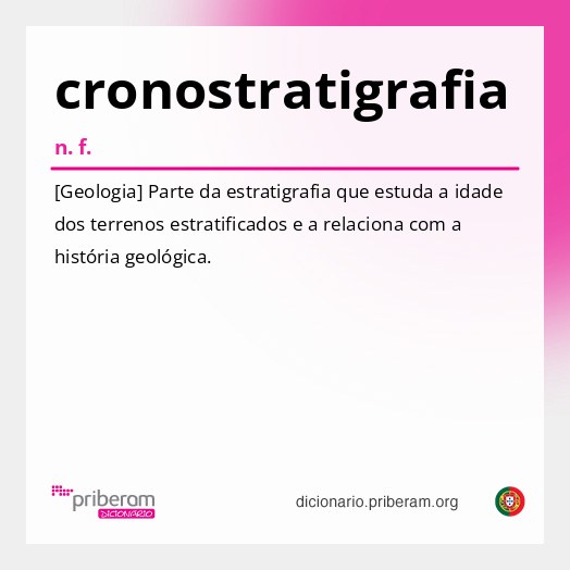 Significado de cronostratigrafia