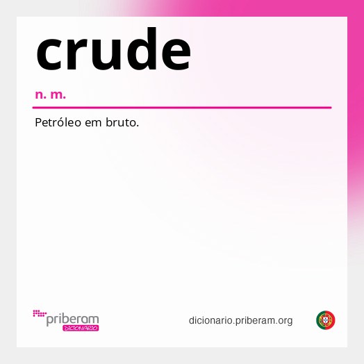 Significado de crude