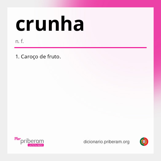 Significado de crunha