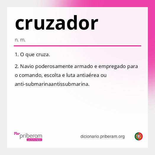 Significado de cruzador