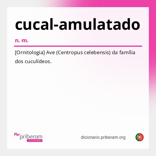 Significado de cucal-amulatado