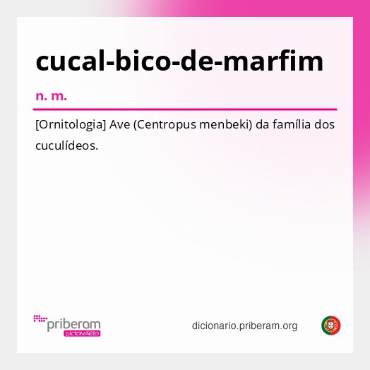 Significado de cucal-bico-de-marfim