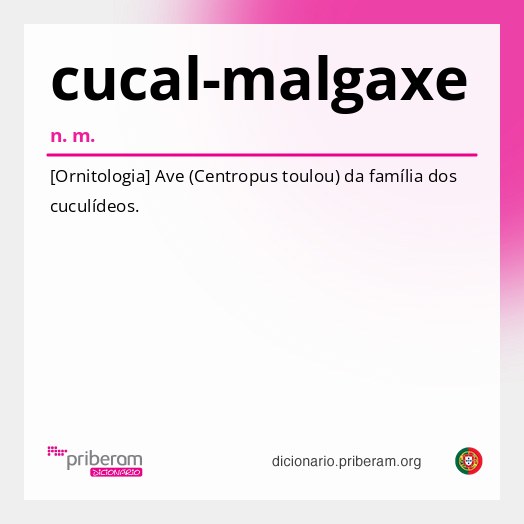 Significado de cucal-malgaxe
