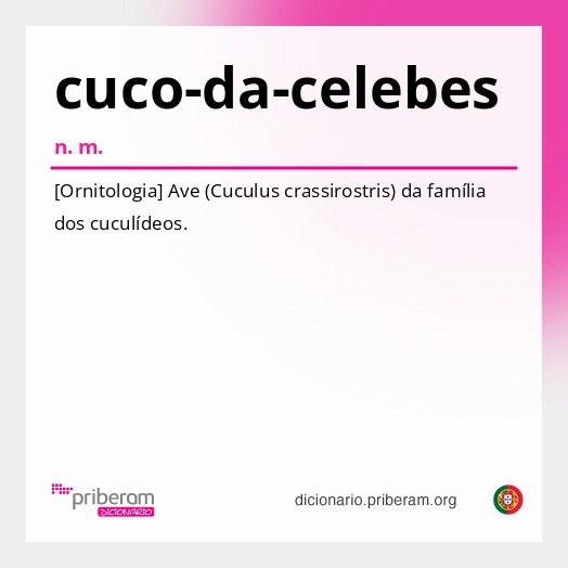 Significado de cuco-da-celebes