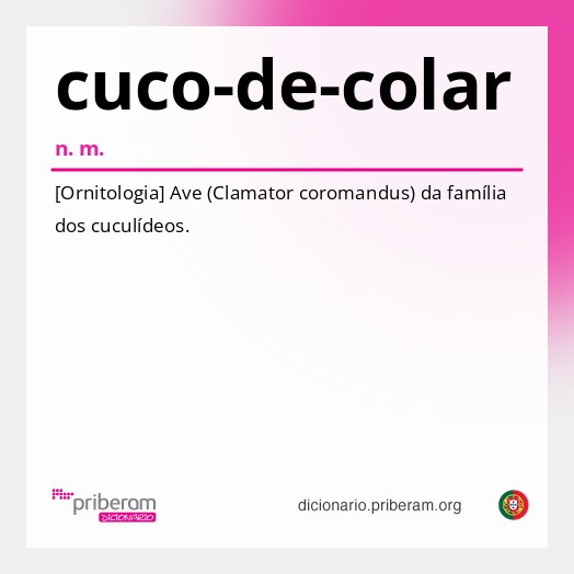 Significado de cuco-de-colar