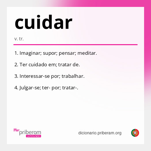 Significado de cuidar
