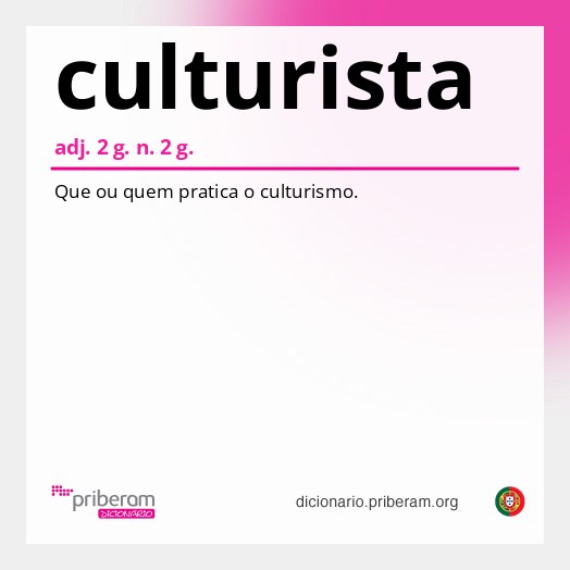Significado de culturista
