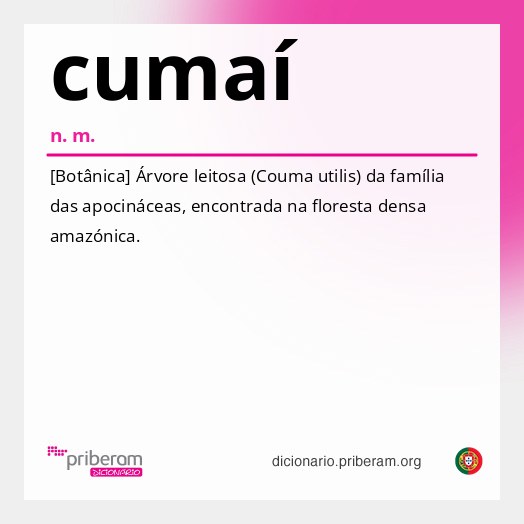 Significado de cumaí