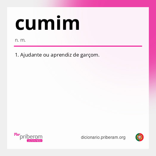 Significado de cumim