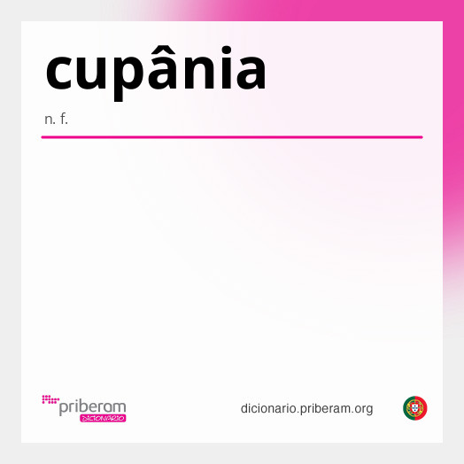 Significado de cupânia