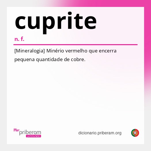 Significado de cuprite