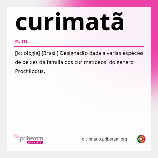 Significado de curimatã
