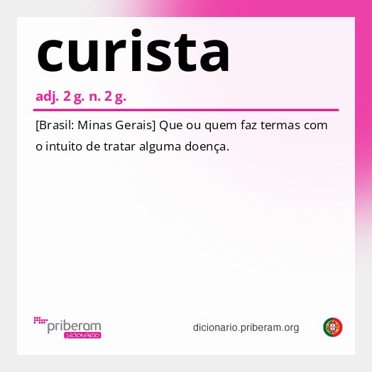 Significado de curista