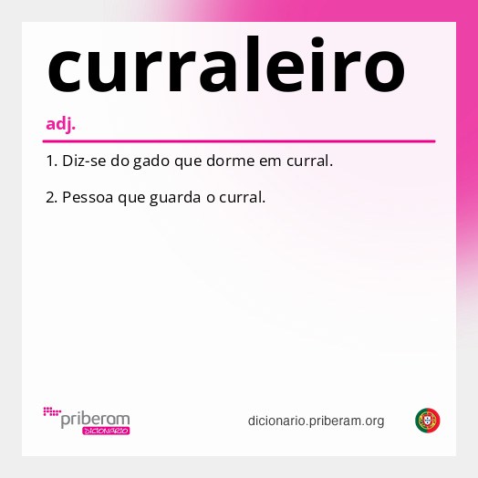 Significado de curraleiro