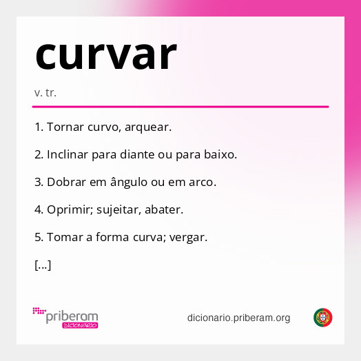 Significado de curvar
