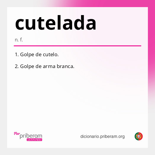 Significado de cutelada