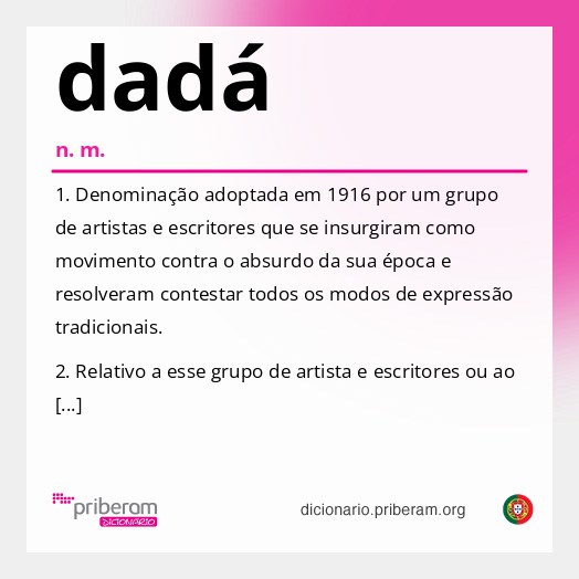 Significado de dadá