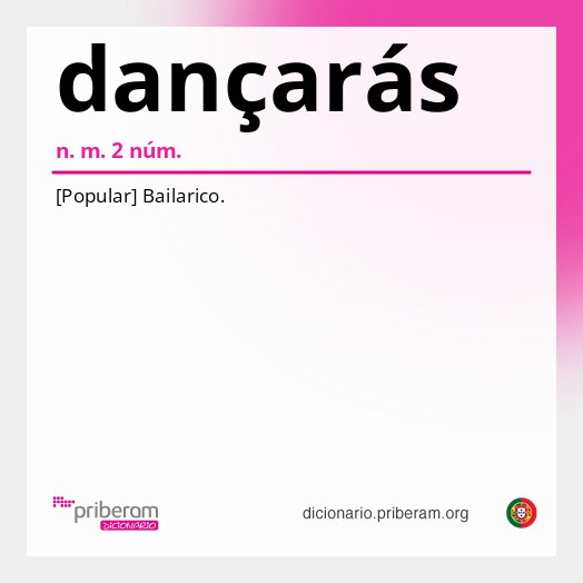 Significado de dançarás