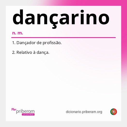 Significado de dançarino