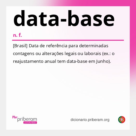 Significado de data-base