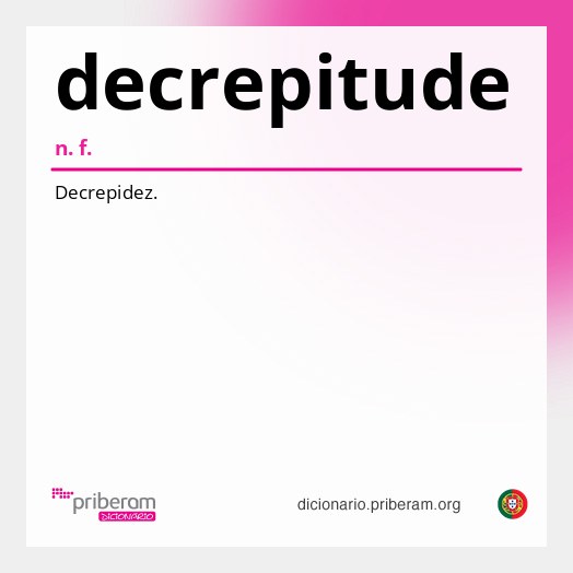 Significado de decrepitude
