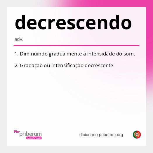 Significado de decrescendo