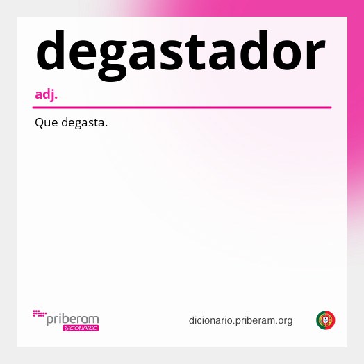 Significado de degastador