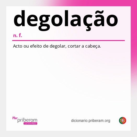 Significado de degolação