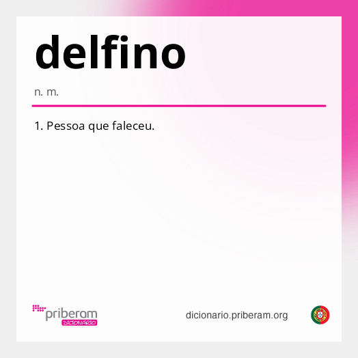 Significado de delfino