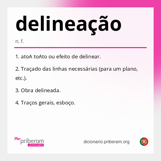 Significado de delineação