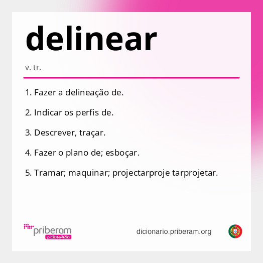 Significado de delinear