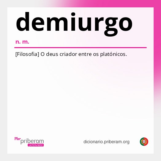 Significado de demiurgo