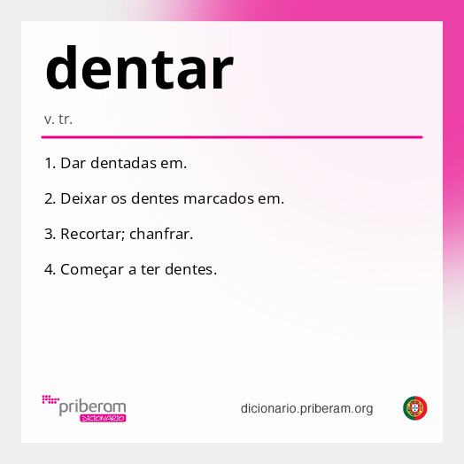Significado de dentar
