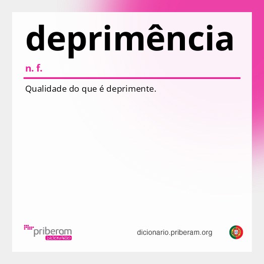 Significado de deprimência