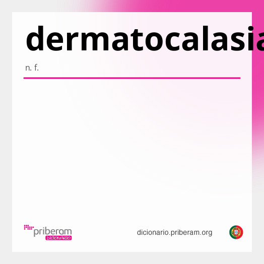 Significado de dermatocalasia