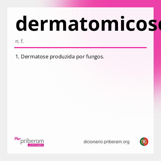 Significado de dermatomicose