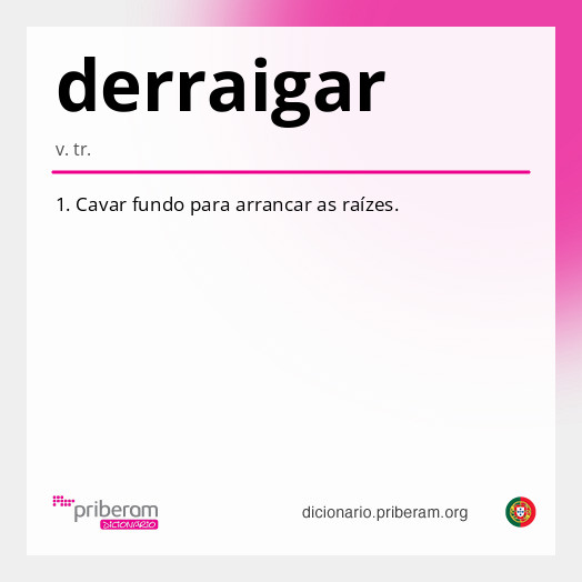Significado de derraigar