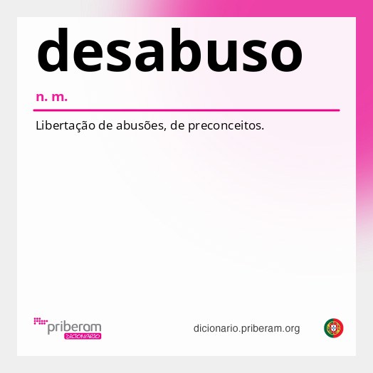Significado de desabuso