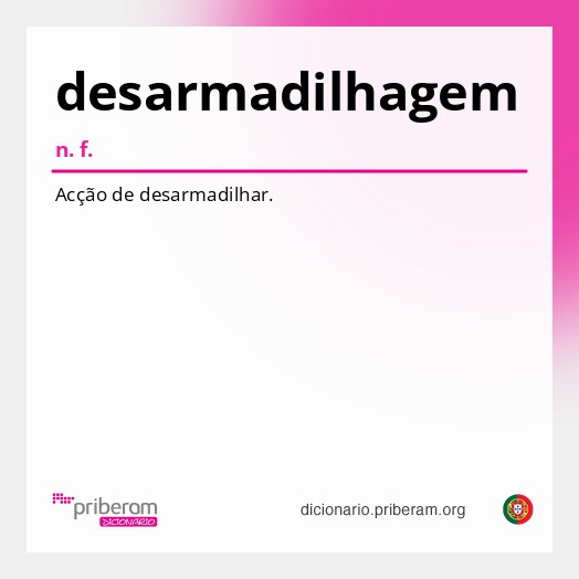 Significado de desarmadilhagem