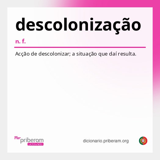 Significado de descolonização