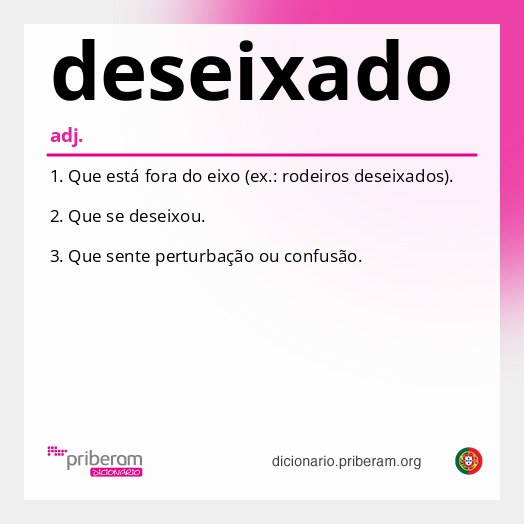Significado de deseixado