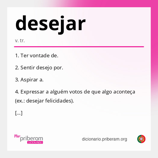 Significado de desejar