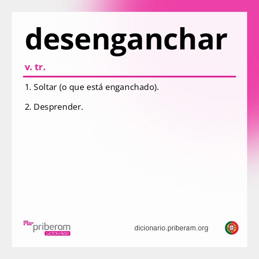Significado de desenganchar