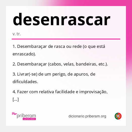 Significado de desenrascar
