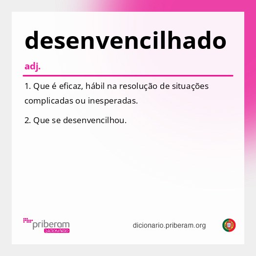 Significado de desenvencilhado