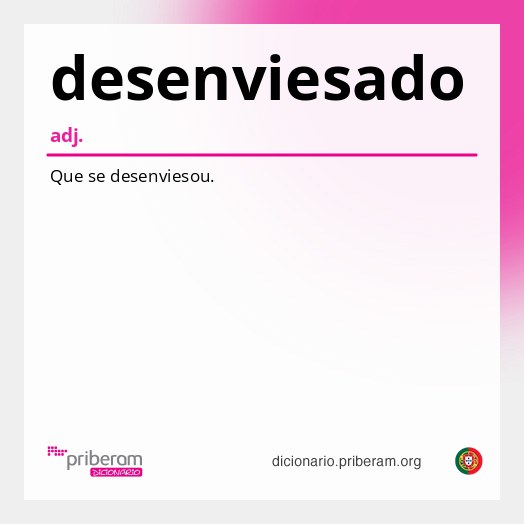 Significado de desenviesado