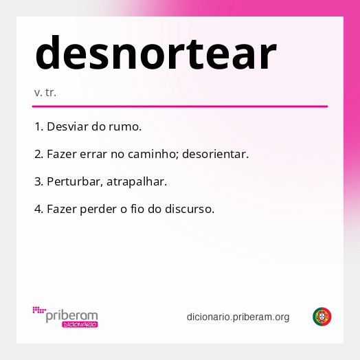 Significado de desnortear
