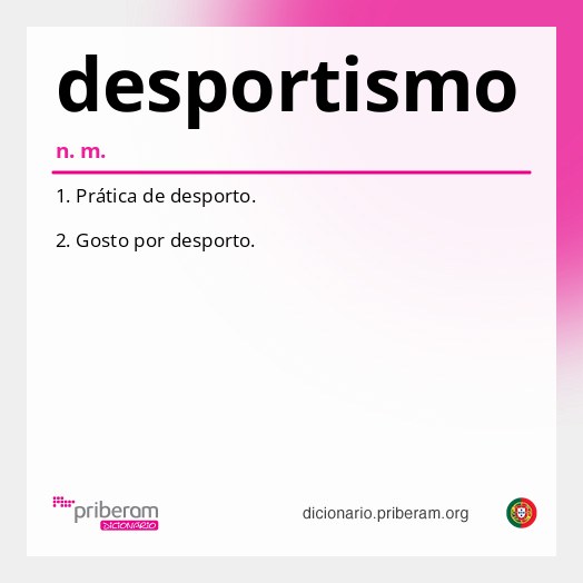 Significado de desportismo
