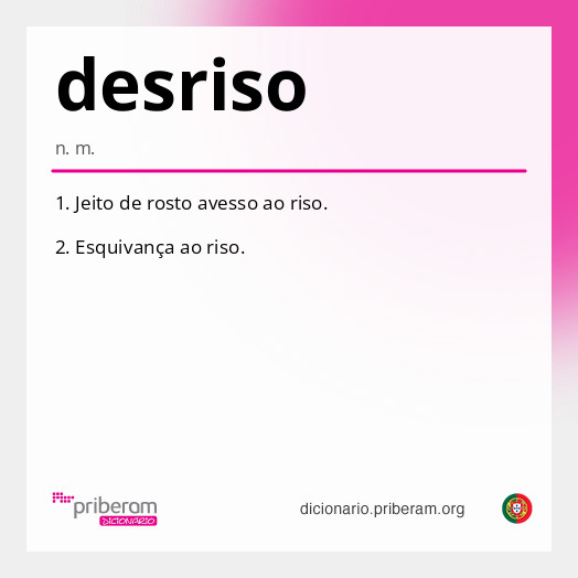 Significado de desriso